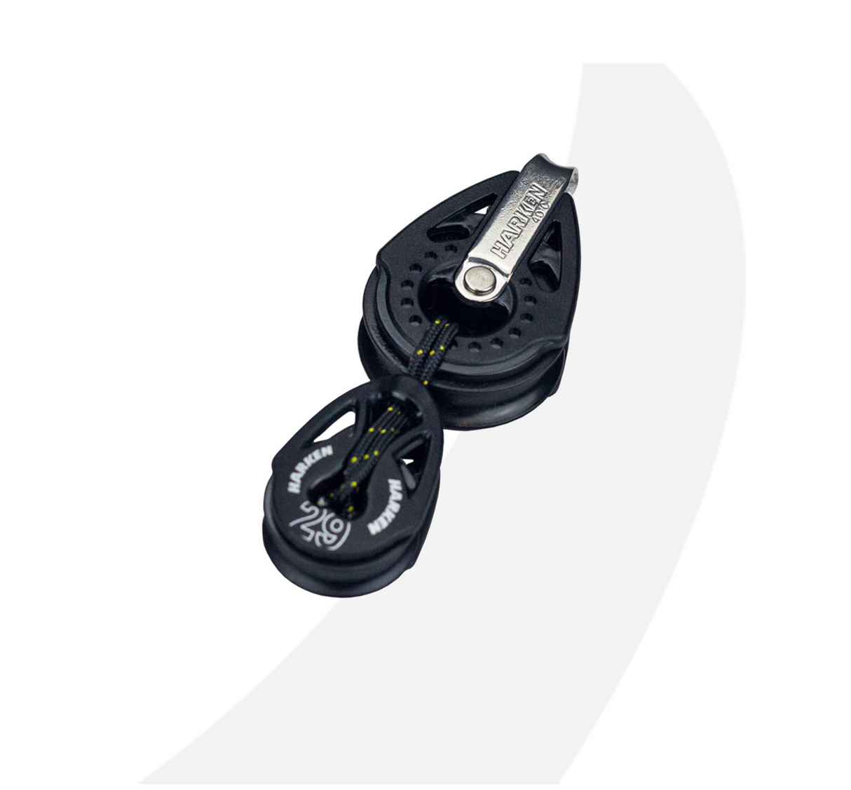 Harken 40mm & 29mm optimist mainsheet link block