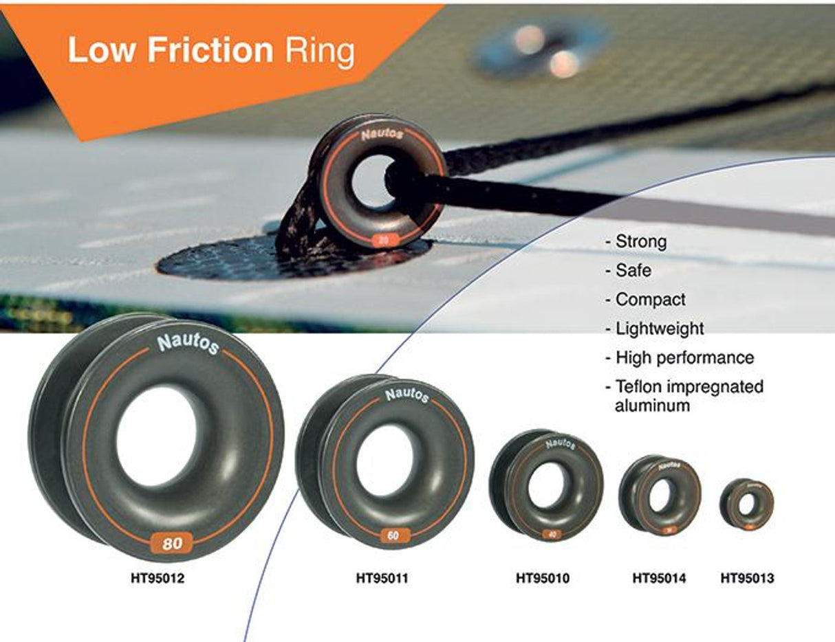 95014- Friction Sheave - 30 Mm Solid Sheave- Web - Tie Sheave - Control Line Eye