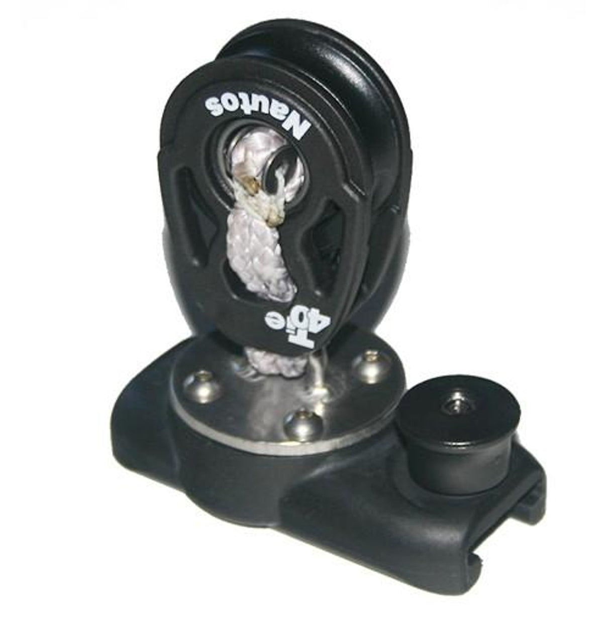 HT4575 TOB - Sliding Car with Tie 40mm Block and Stop for Track "T" Type 25mm Wide