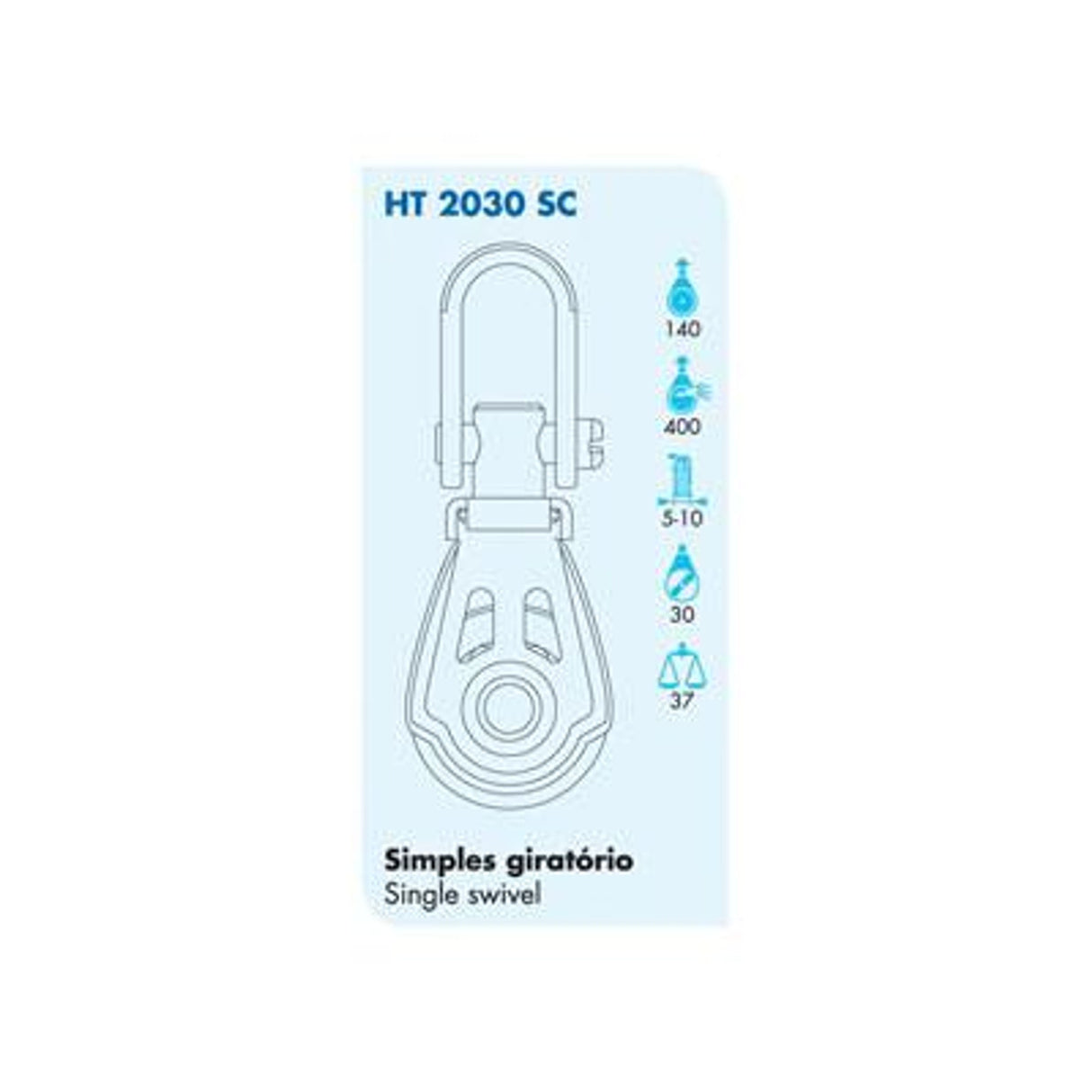 HT 2030 Sc Single Swivel