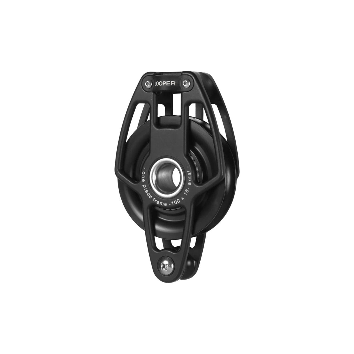 Antal 100mm Single Loop Block w/ Becket (no loop included)