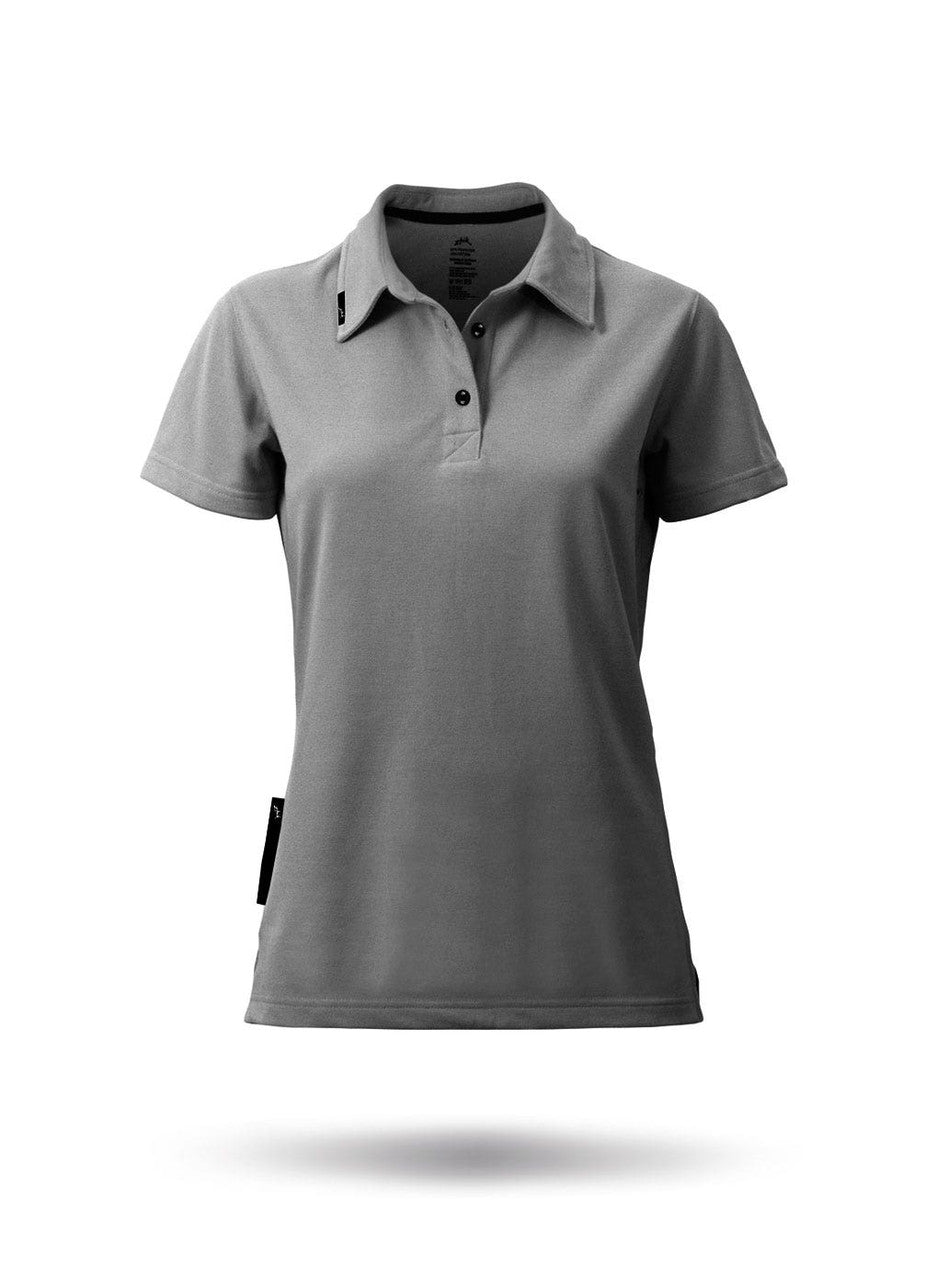 Womens Poly Cotton Polo Colors. Clearance sizes: White (S, M, L), Black (M, L), Gray (M, L)