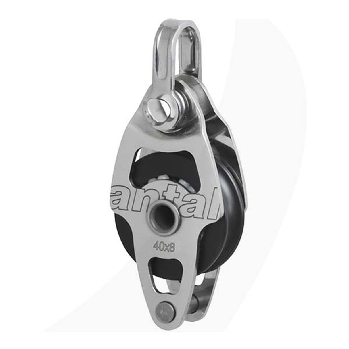 Antal 40mm Single Shackle Block w/ Becket