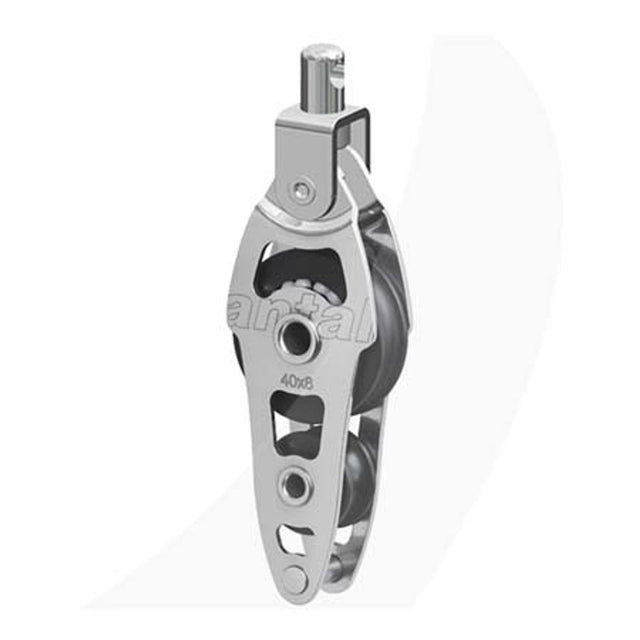 Antal 40mm Fiddle Block w/ Swivel Head & Becket