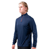 Zhik Mens UVActive High Collar 1/4 Zip Top - Navy