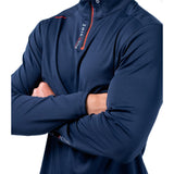 Zhik Mens UVActive High Collar 1/4 Zip Top - Navy