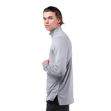 Zhik Mens UVActive High Collar 1/4 Zip Top - Grey