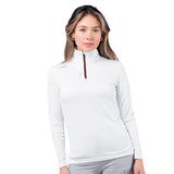 Zhik Womens UVActive High Collar 1/4 Zip Top - White