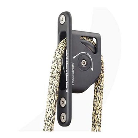 Antal 80mm Mast Block High Load Single Sheave