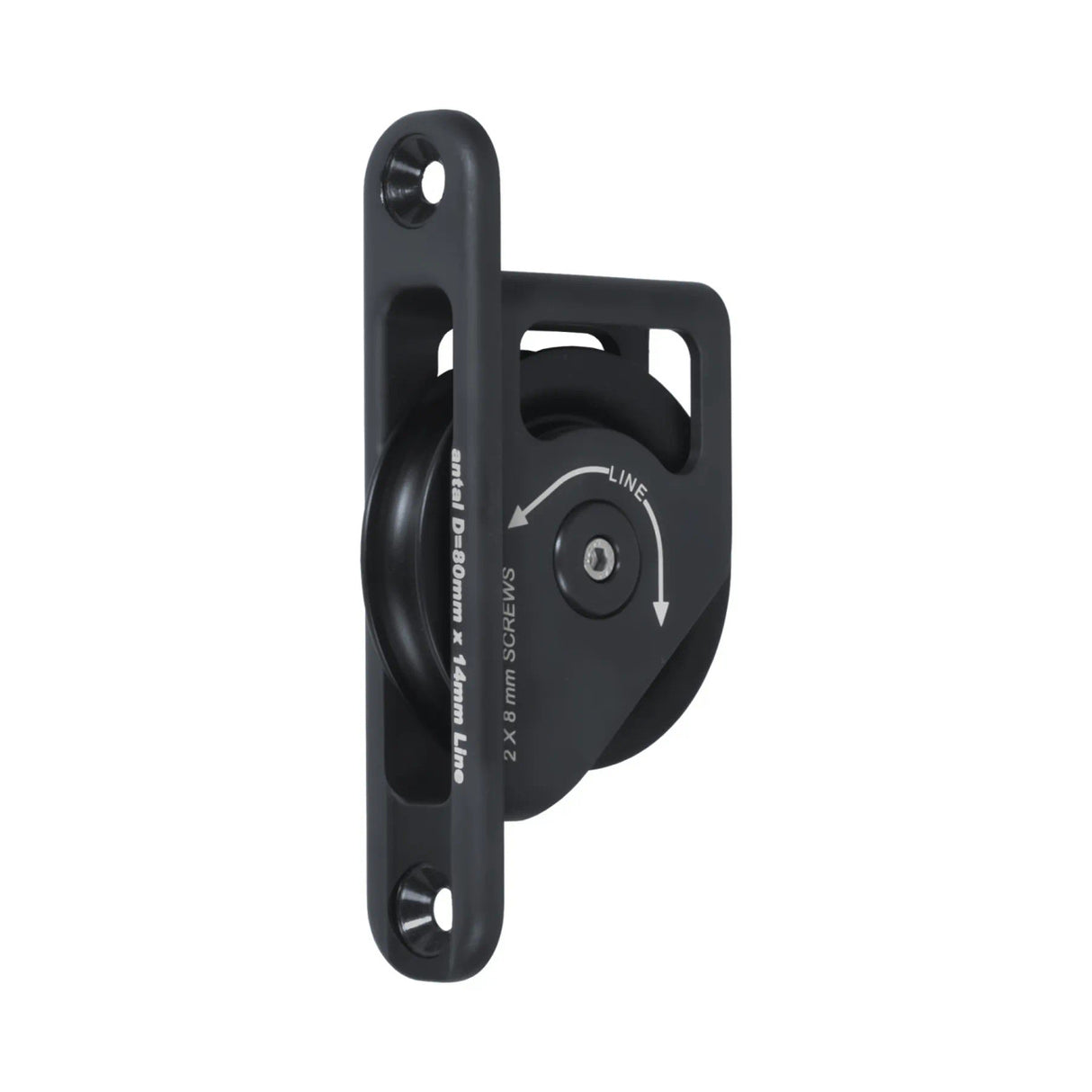 Antal 80mm Mast Block Single Sheave