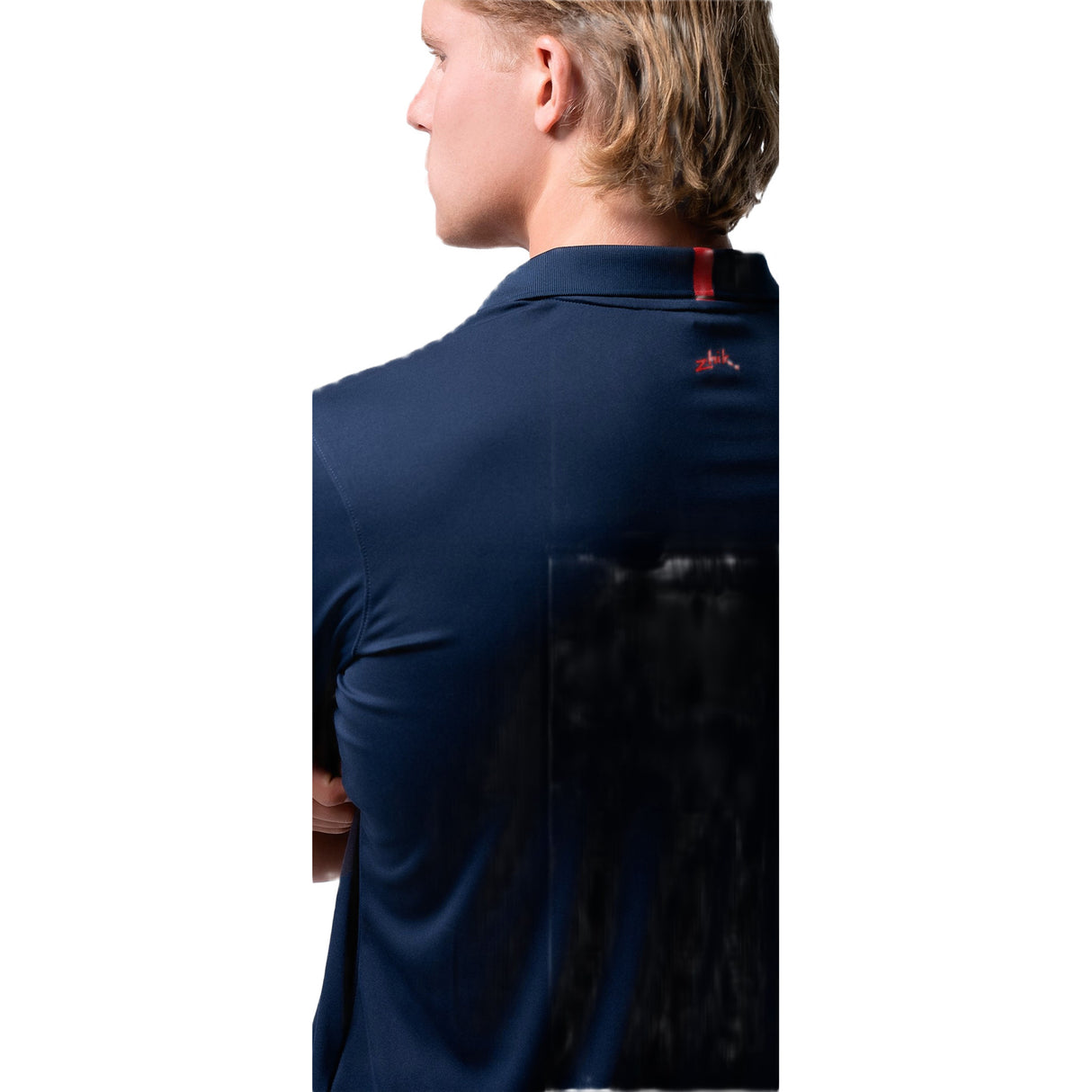 Zhik Mens UVActive Zip Sports Polo - Navy