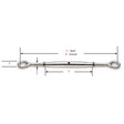 Johnson Marine Eye-to-Eye Stainless T-316 Tubular Turnbuckle 1/2-20