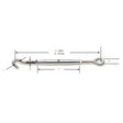 Johnson Marine Eye-to-Hook Stainless T-316 Tubular Turnbuckle 10-32