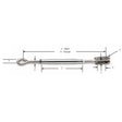 Johnson Marine LH Eye to RH Jaw T-316 Stainless Tubular Turnbuckle 1/4-28