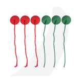 Rooster Teflon Coated Tell Tails (3 green and 3 red)