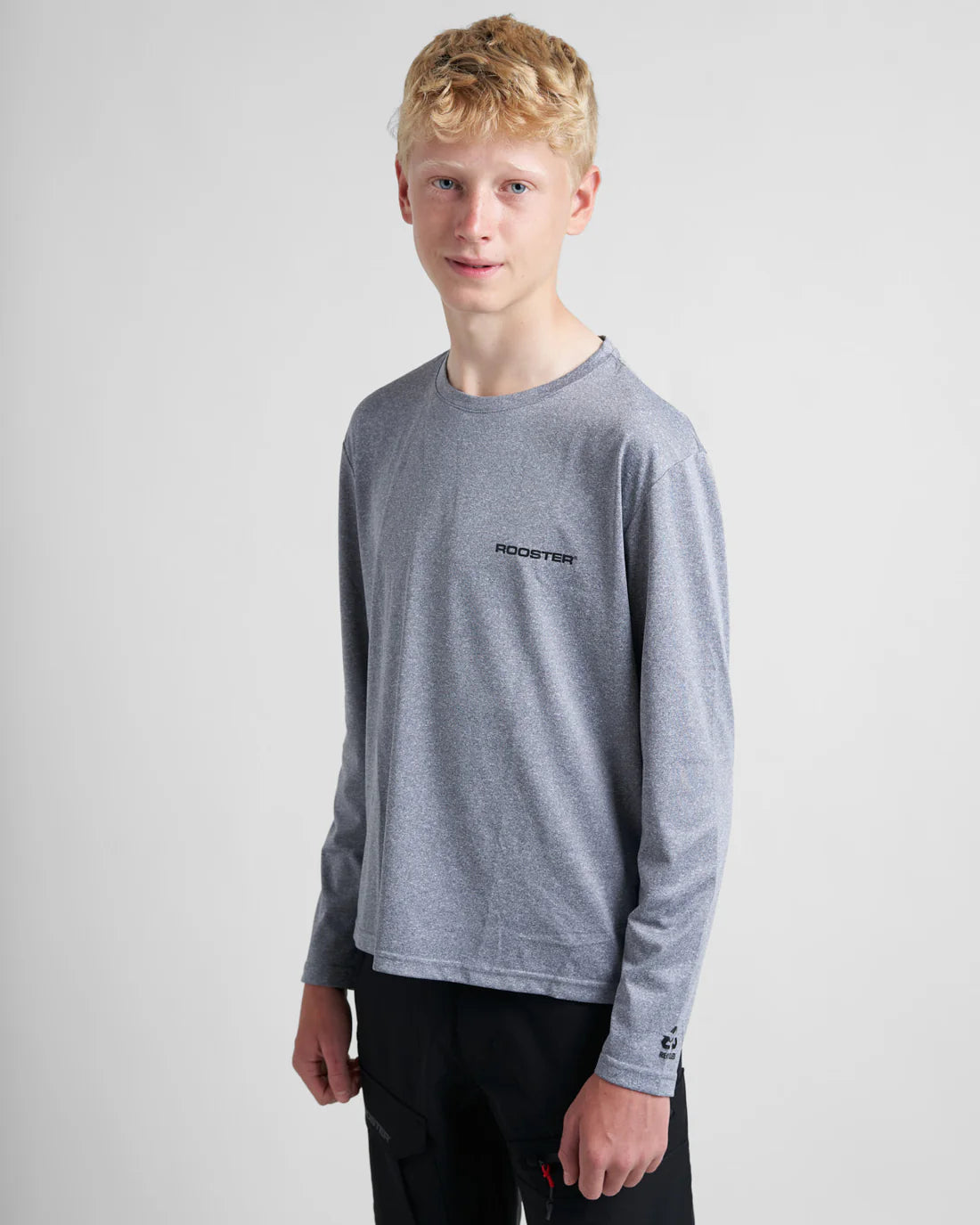 Rooster Junior Quick Dry Uvf 50+ Tech T-shirt Long Sleeved (colors)