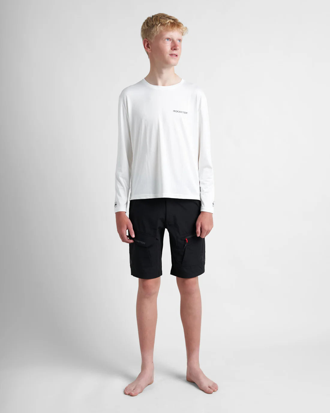 Rooster Junior Quick Dry Uvf 50+ Tech T-shirt Long Sleeved (colors)