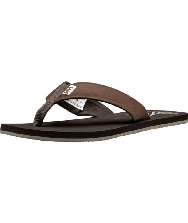 Helly Men's Seasand 2 Leather Sandals Expresso/Fallen Rock