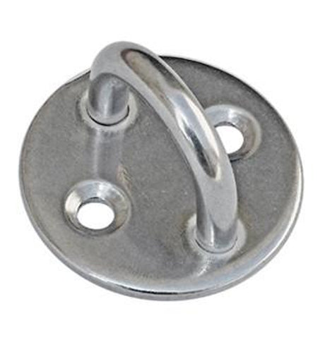 13.2102 - Eye Plate - Round - 6 mm / 1/4" - Set of 2 Pieces