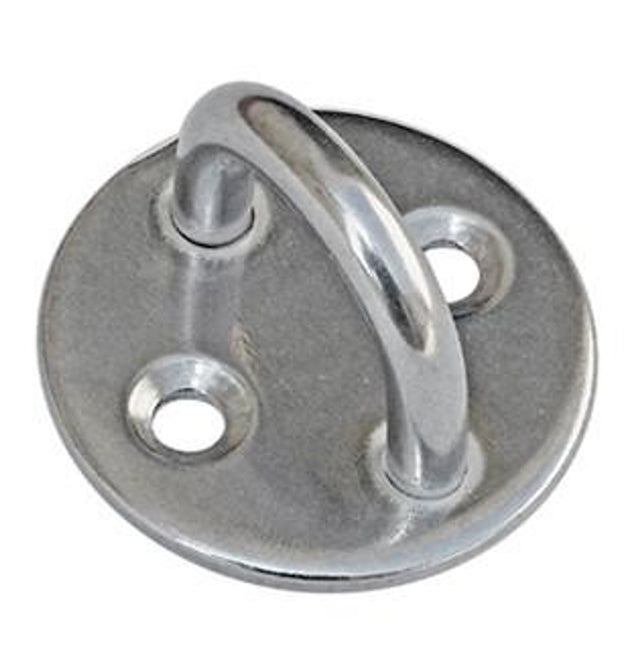 13.2102 - Eye Plate - Round - 6 mm / 1/4" - Set of 2 Pieces