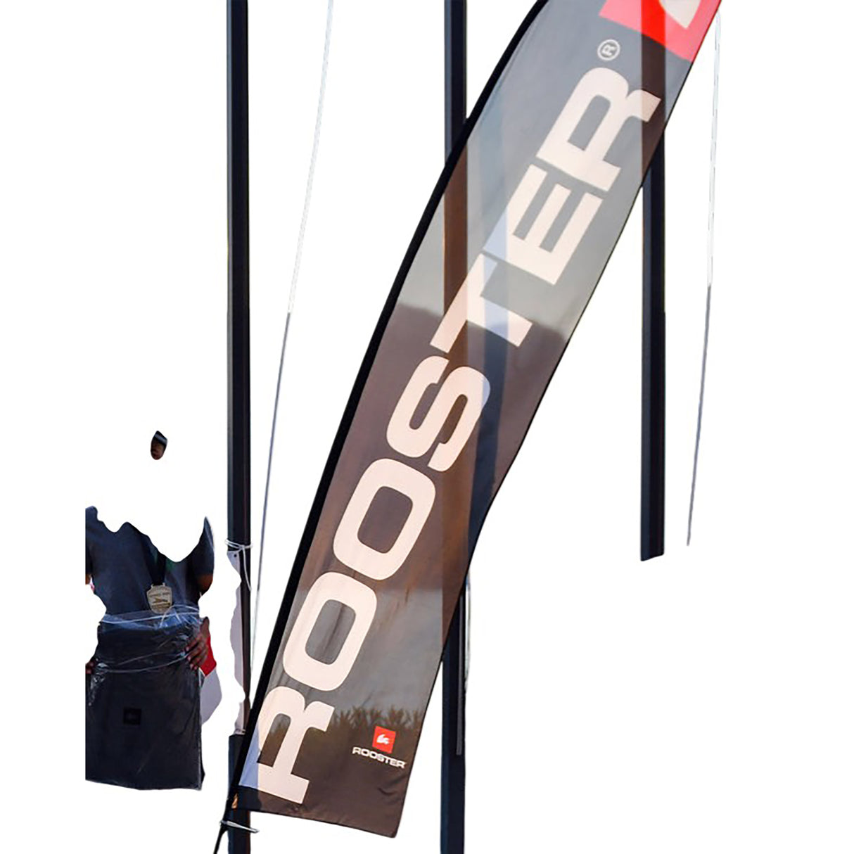 Rooster Feather Flag