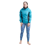 Rooster Womens Classic Aquafleece Top (Pink, Cyan)