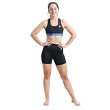Rooster Womens High Waist Sports Shorts Seagrass