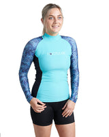 Rooster Womens Rash Top-long Sleeved