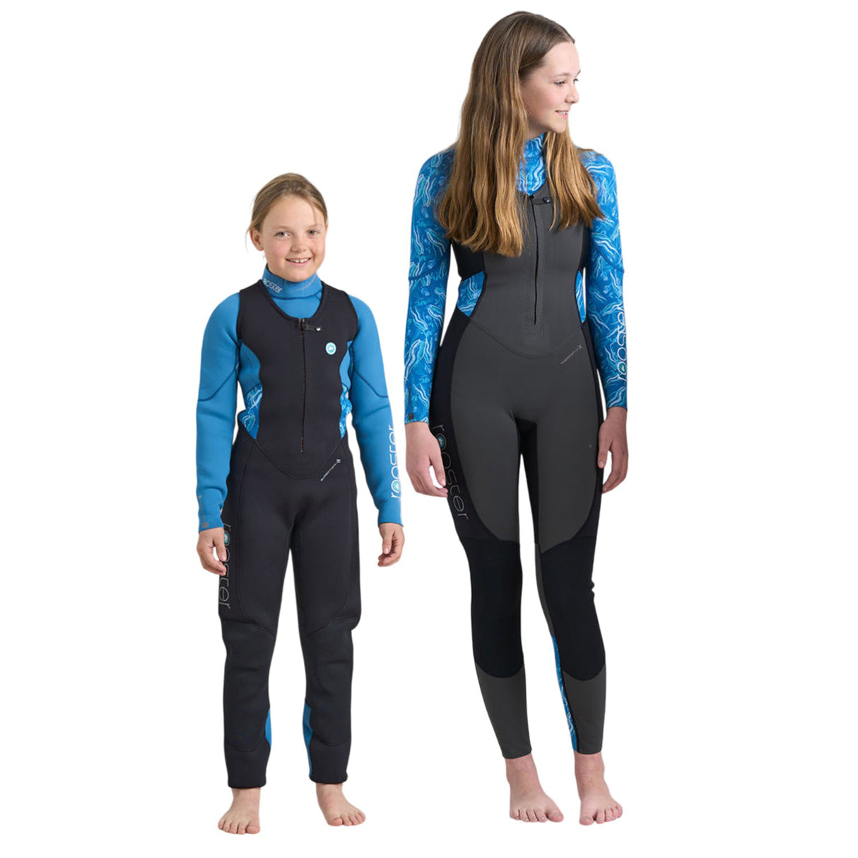 Rooster Junior Girls SuperTherm 4mm Top- SEAGRASS