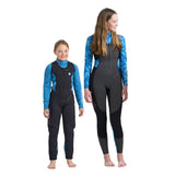 Rooster JUNIOR Girls SuperTherm 4mm LongJohn- SEAGRASS