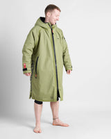 Rooster Aquafleece Robe, colors: Black/Blue, Khaki/Black