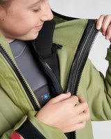 Rooster Aquafleece Robe, colors: Black/Blue, Khaki/Black