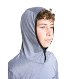 Rooster Junior Hooded Quick Dry UVF 50+ Tech T-Shirt Long Sleeved (colors)