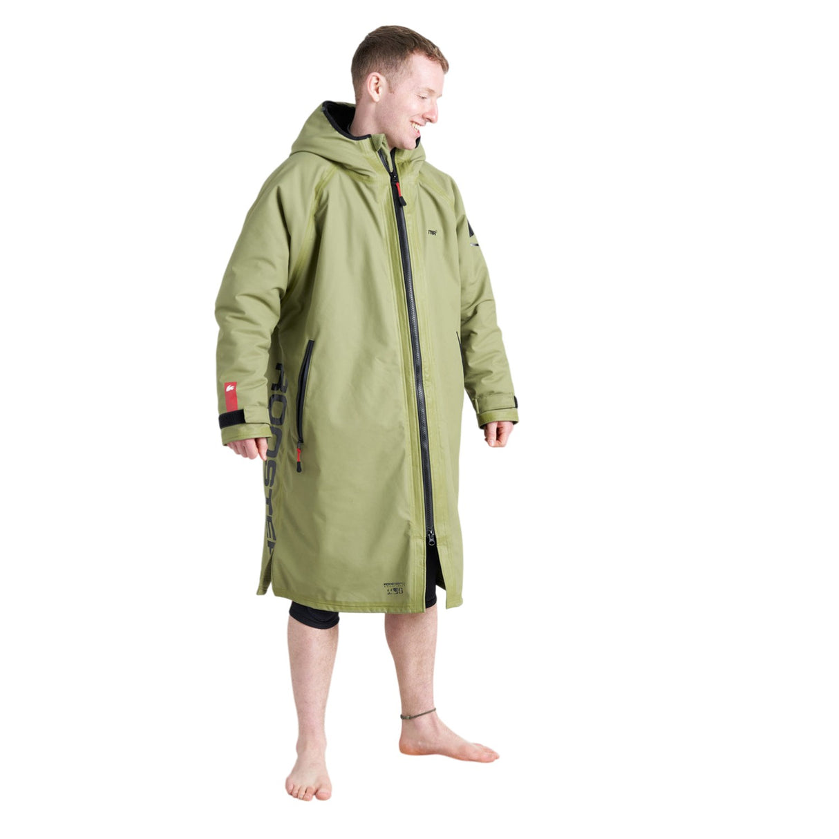 Rooster Aquafleece Robe - KHAKI