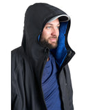 Rooster Aquafleece Robe, colors: Black/Blue, Khaki/Black