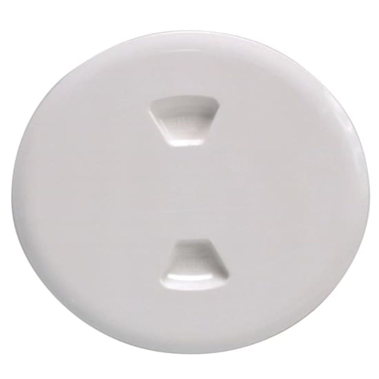 Beckson 5" Twist-out Deck Plate, White, (Smooth Plate)