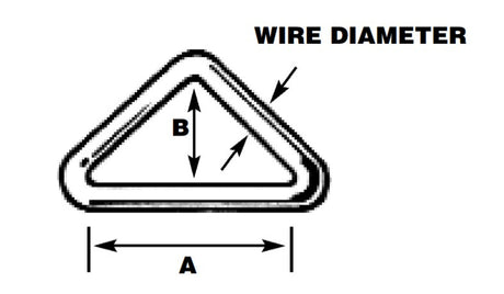 Sea Sure Triangle with bar 80mm x 46mm x 8mm