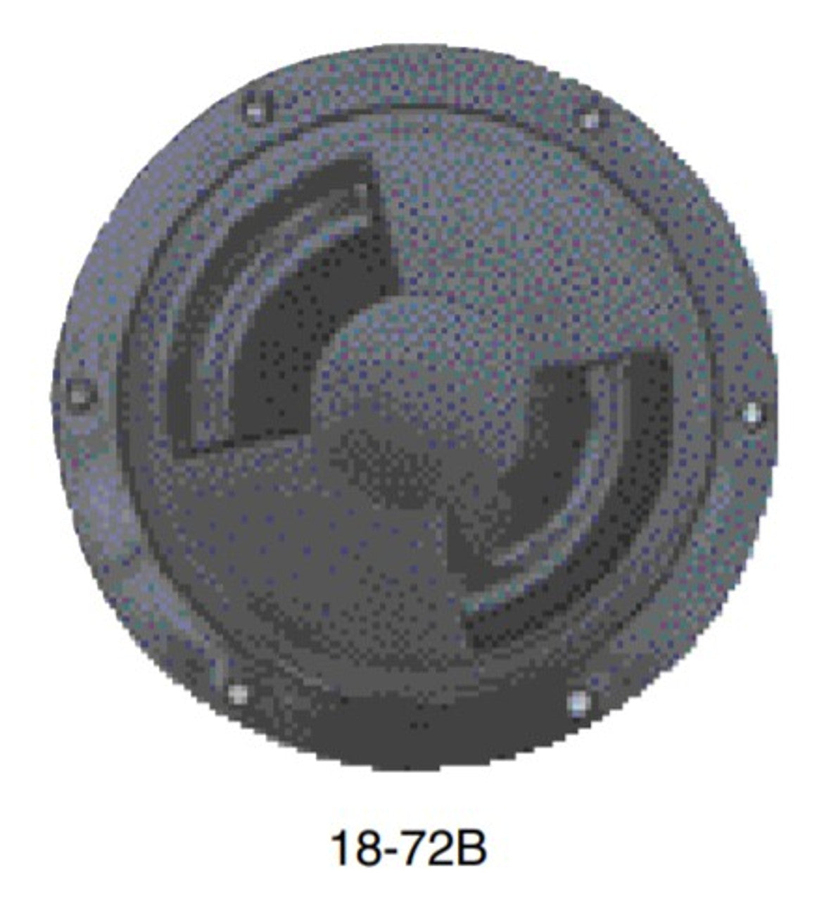 Sea Sure 5" Hatch Cover - Black (MK159)