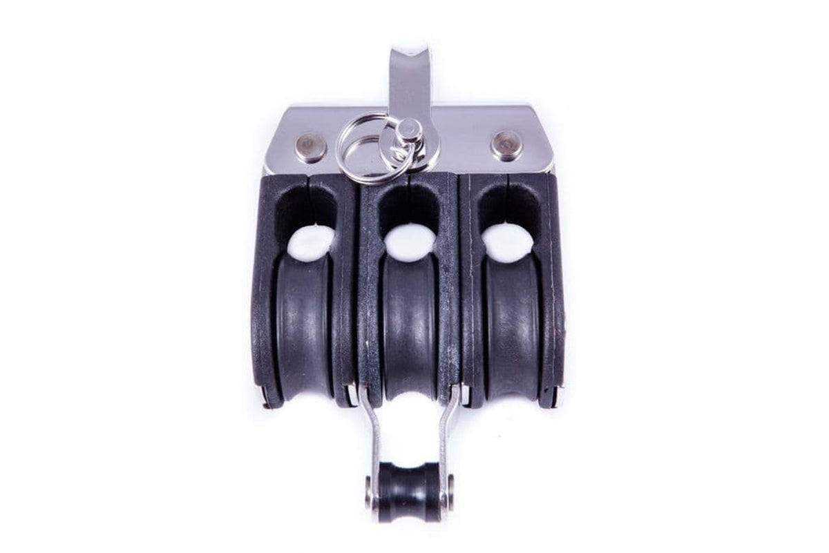 Sea Sure Treble Ball Race Block with shackle – Vela Sailing Supply