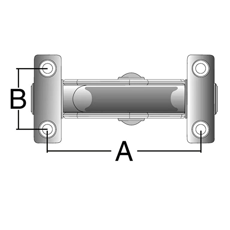 Harken 75mm Aluminum Flip Flop Block