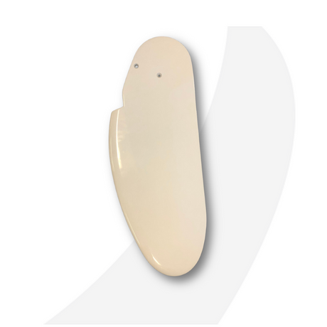 Club 420 Rudder Blade C420 White V2
