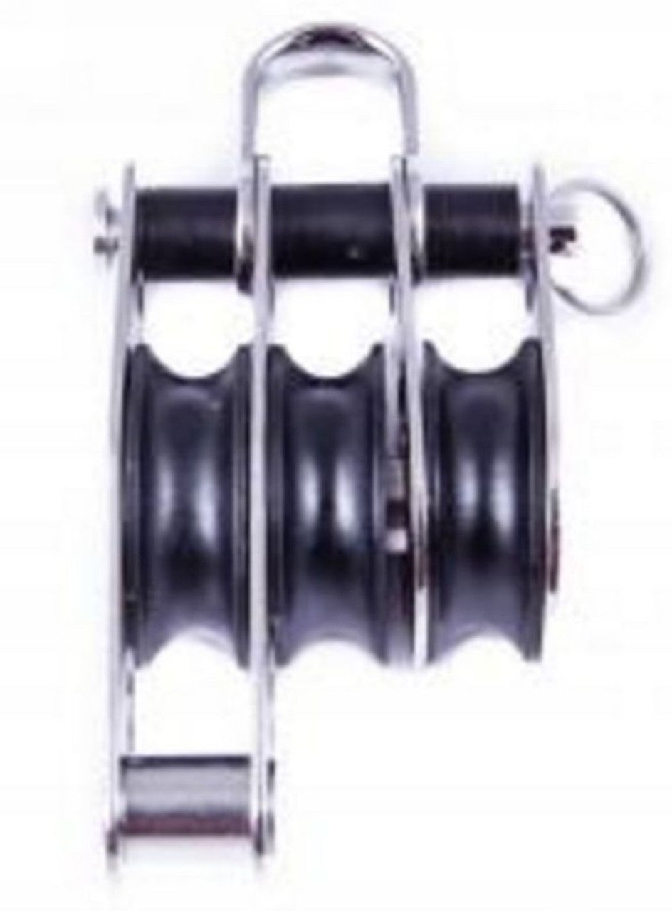 Sea Sure Carded - 25mm Treble Block with Becket