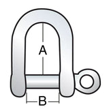 Harken 8mm Long Shackle