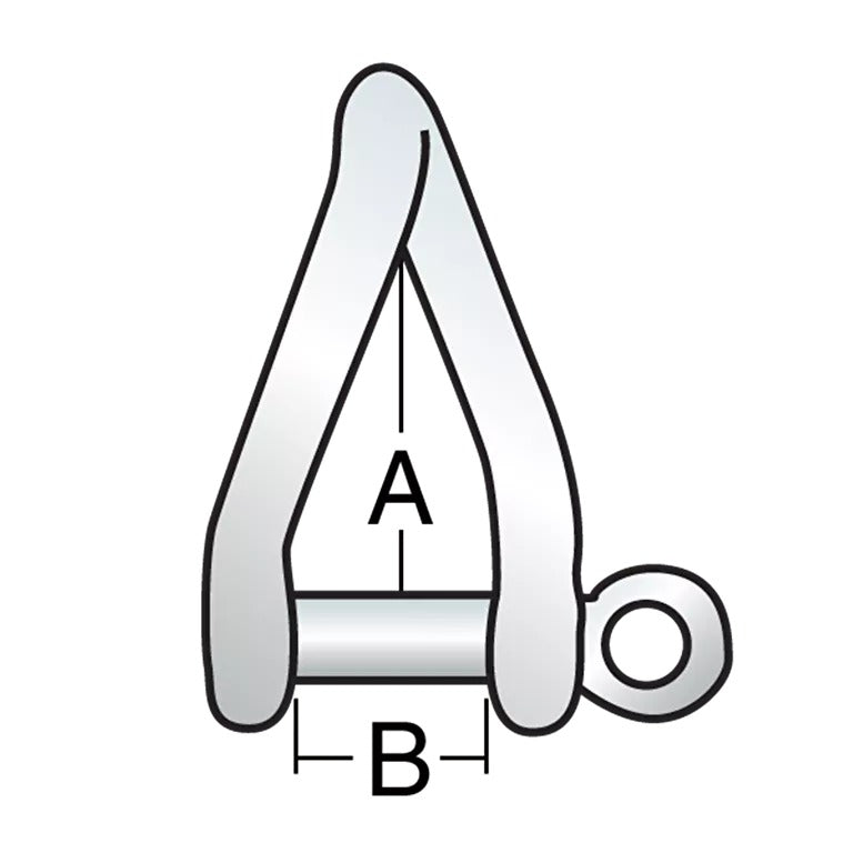 Harken 8mm Twist Shackle