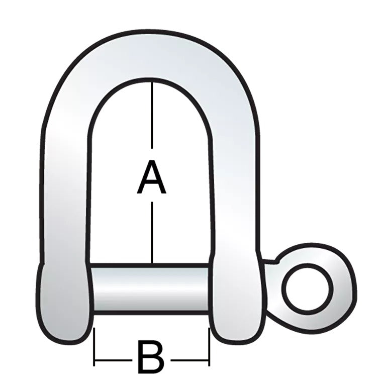 Harken 10mm D Shackle