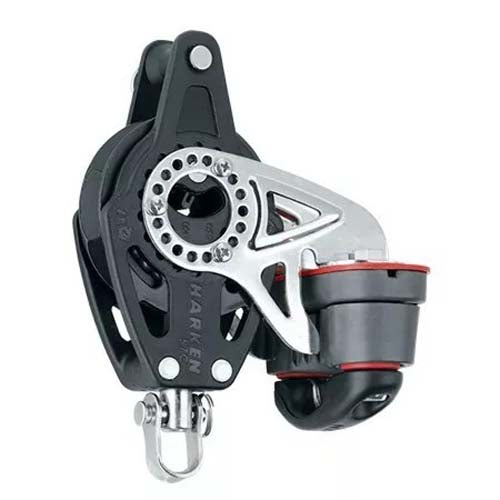 Harken 57mm Carbo Ratchet Block Swivel w/Cam & Becket