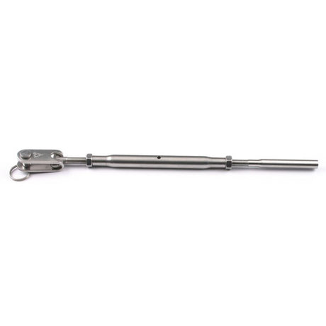 Johnson Marine Hand Crimp Toggle Jaw to Short Tubular Lifeline Turnbuckle 1/8