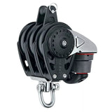 Harken 57mm Triple Carbo Swivel Block w/Cam Cleat and Becket