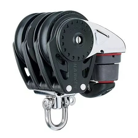 Harken 57mm Triple Carbo Ratchamatic Block Swivel w/Cam Cleat
