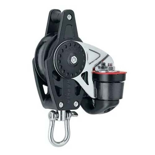 Harken 40mm Carbo Block w/Cam Cleat and Becket
